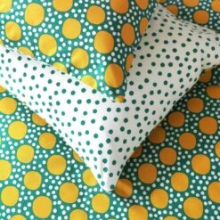 Habitat Sunburst Geo Green & Mustard Bedding Set - Single -Habitat Store 9588042 R Z003A