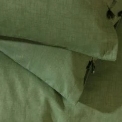Habitat Cotton Textured Plain Green Bedding Set - Single 9 Habitat Cotton Textured Plain Green Bedding Set - Single -Habitat Store 9588736 R Z003A
