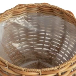Habitat Round Rattan Planter - Natural -Habitat Store 9591840 R Z005A