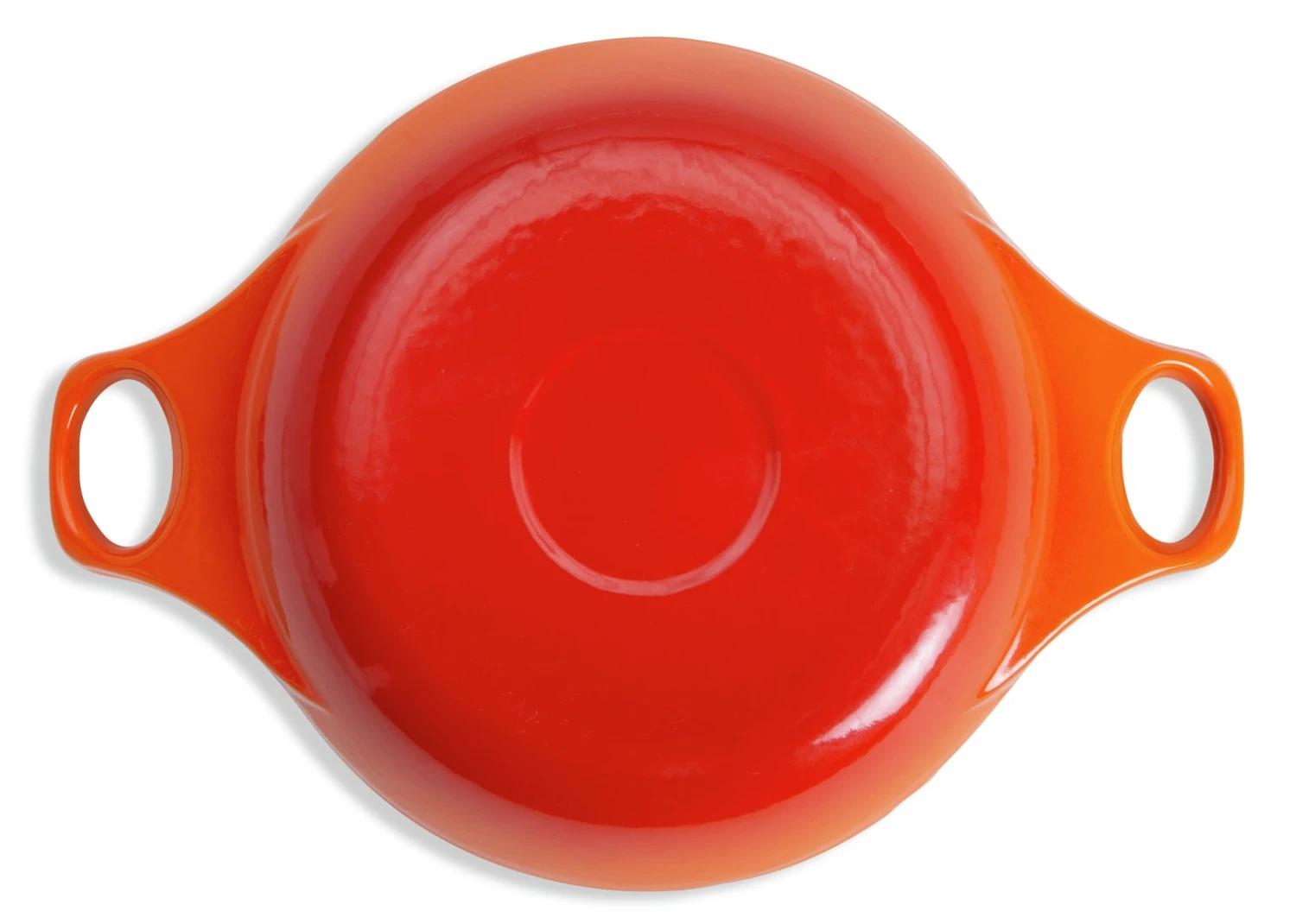 Habitat 20cm Round Cast Iron Oven Dish - Orange 4 Habitat 20cm Round Cast Iron Oven Dish - Orange - Image 4