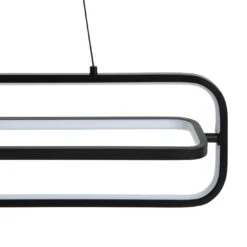 Habitat Metal LED Bar Pendant Light - Black 9 Habitat Metal LED Bar Pendant Light - Black -Habitat Store 9597428 R Z002A
