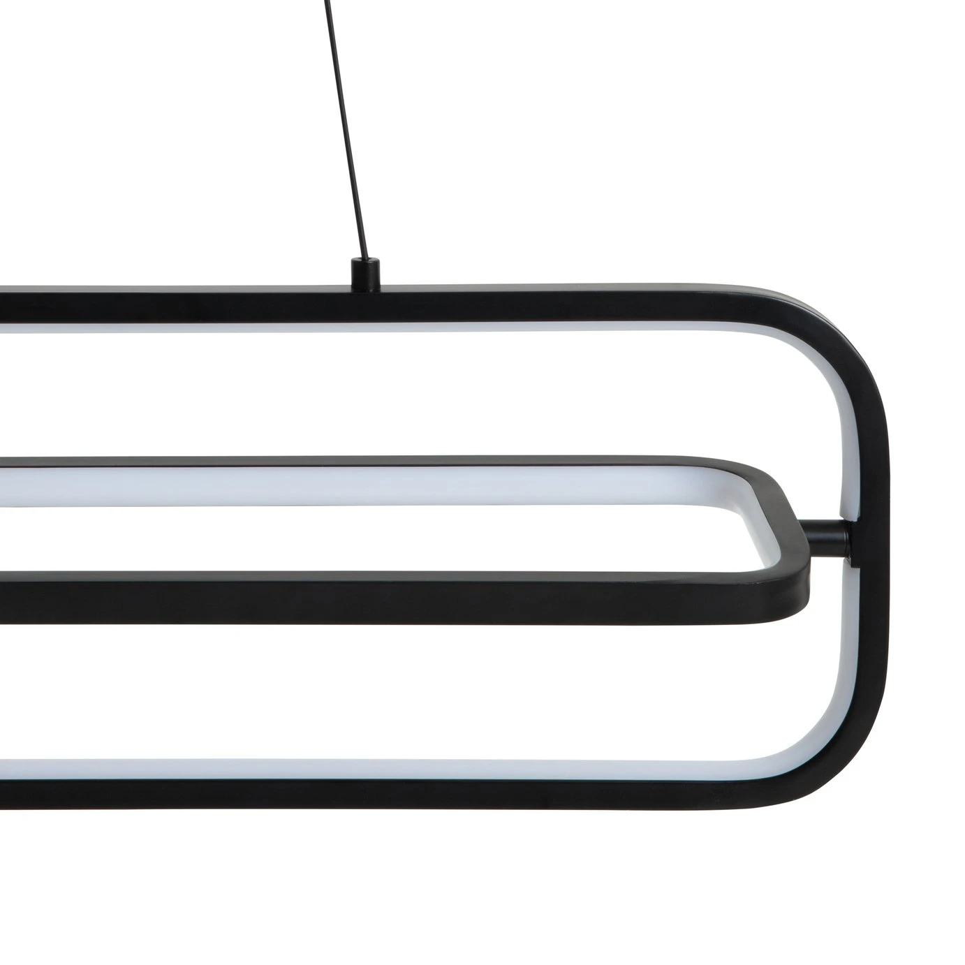 Habitat Metal LED Bar Pendant Light - Black 4 Habitat Metal LED Bar Pendant Light - Black - Image 4