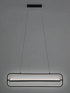 Habitat Metal LED Bar Pendant Light - Black 11 Habitat Metal LED Bar Pendant Light - Black -Habitat Store 9597428 R Z002C