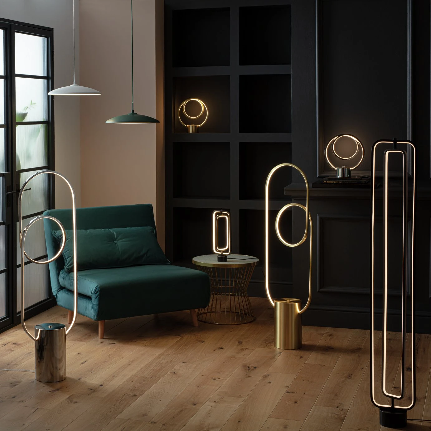 Habitat Pill LED Floor Lamp - Brushed Chrome 10 Habitat Pill LED Floor Lamp - Brushed Chrome - Image 10