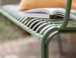 Habitat Indu 2 Seater Metal Garden Bench - Green -Habitat Store 9598070 R Z002C