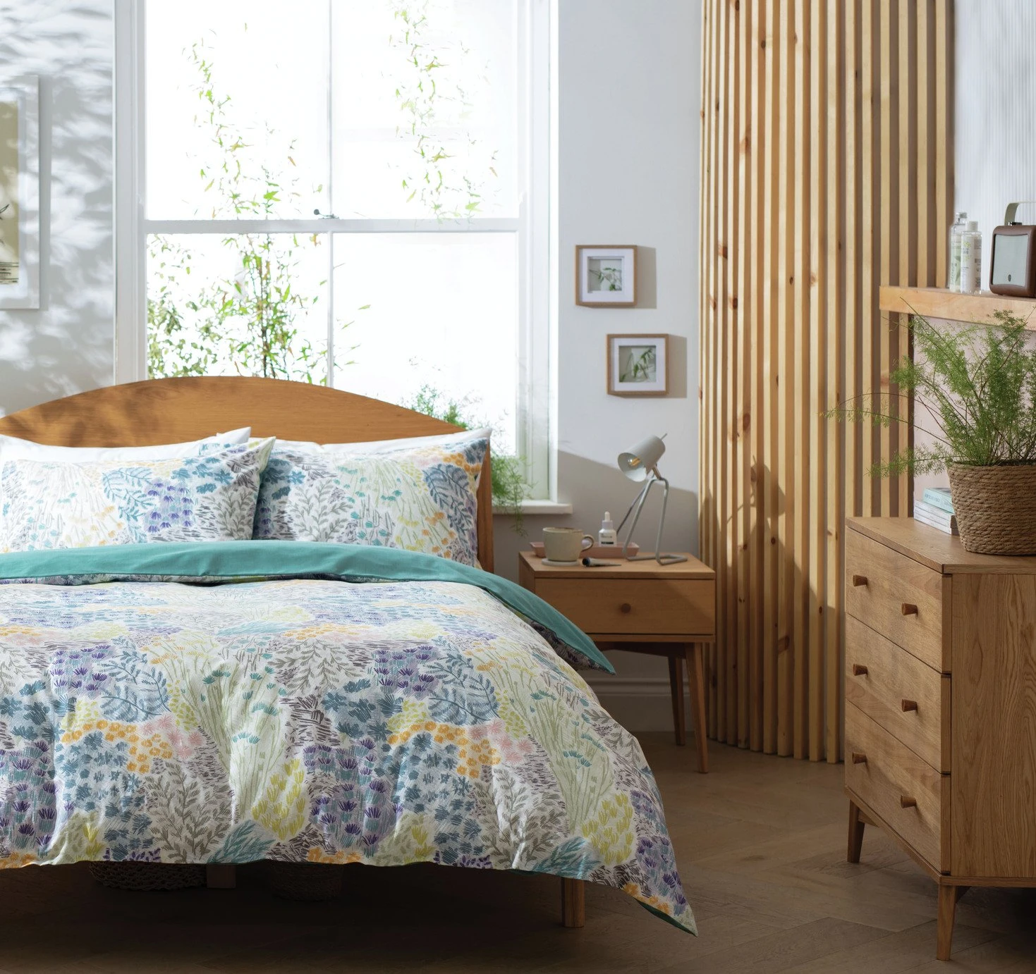 Habitat Herbalist Cotton Floral Print Bedding Set - Single 1 Habitat Herbalist Cotton Floral Print Bedding Set - Single
