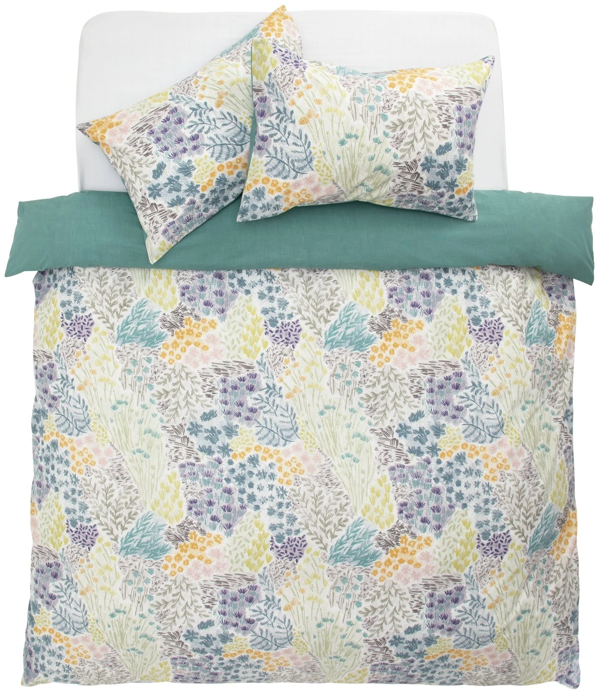 Habitat Herbalist Cotton Floral Print Bedding Set - Single 3 Habitat Herbalist Cotton Floral Print Bedding Set - Single - Image 3