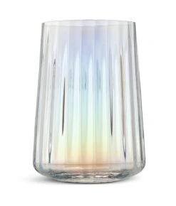 Habitat Iridescent Lustre Fluted Hi Ball Glasses 7 Habitat Iridescent Lustre Fluted Hi Ball Glasses -Habitat Store 9598898 R Z002A