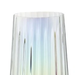 Habitat Iridescent Lustre Fluted Hi Ball Glasses 8 Habitat Iridescent Lustre Fluted Hi Ball Glasses -Habitat Store 9598898 R Z003A