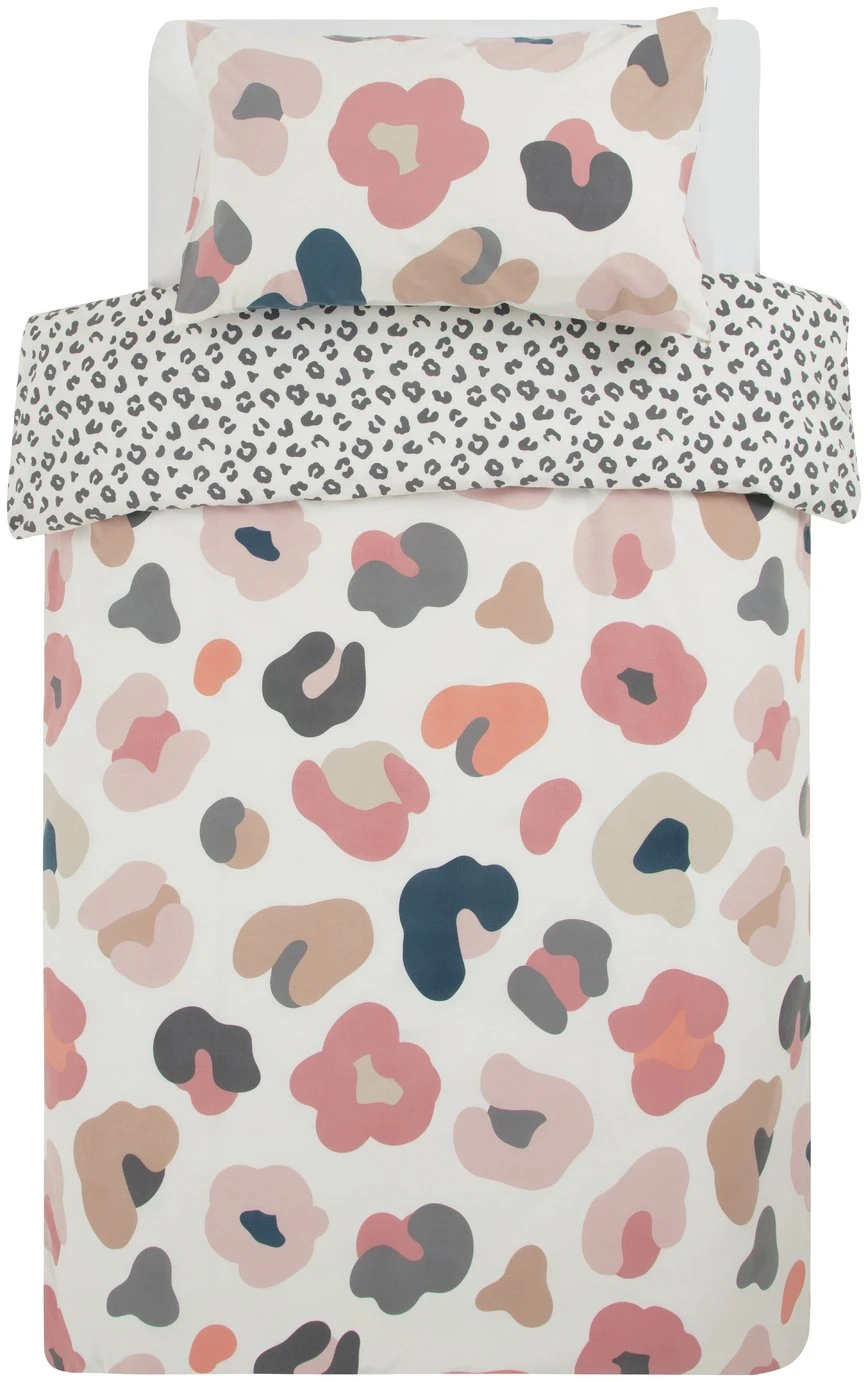 Habitat Animal Print White Kids Bedding Set - Single 3 Habitat Animal Print White Kids Bedding Set - Single - Image 3