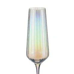Habitat Iridescent Lustre Set Of 4 Champagne Flute 8 Habitat Iridescent Lustre Set Of 4 Champagne Flute -Habitat Store 9600102 R Z003A