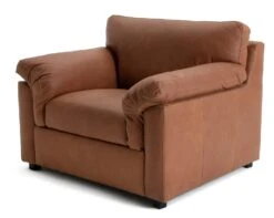 Habitat Florence Leather Armchair - Tan -Habitat Store 9600511 R Z002A