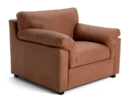 Habitat Florence Leather Armchair - Tan -Habitat Store 9600511 R Z004A