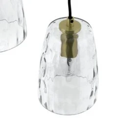 Habitat Webb 5 Light Cluster Pendant - Glass & Brass -Habitat Store 9600573 R Z002A