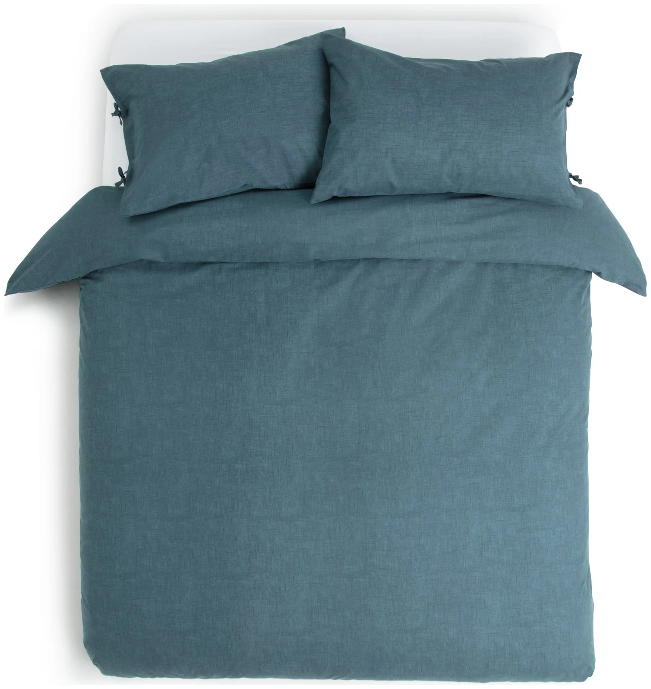 Habitat Herbalist Cotton Textured Blue Bedding Set - Single 3 Habitat Herbalist Cotton Textured Blue Bedding Set - Single - Image 3