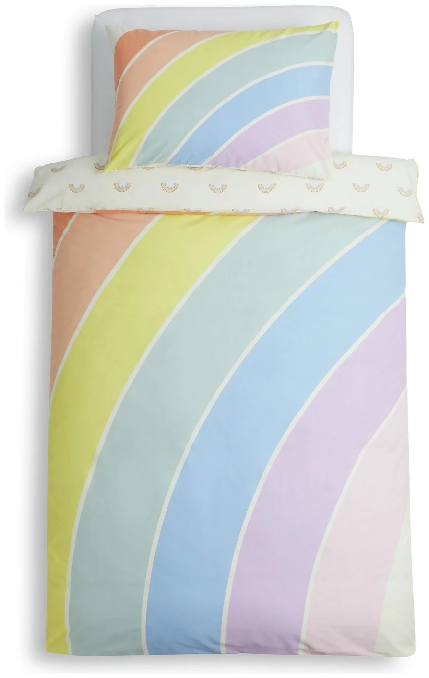 Habitat Kids Rainbow Panel Multicolour Bedding Set - Toddler 3 Habitat Kids Rainbow Panel Multicolour Bedding Set - Toddler - Image 3