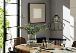 Habitat Indus Large Country Wire Shade - Black -Habitat Store 9602928 R Z002C