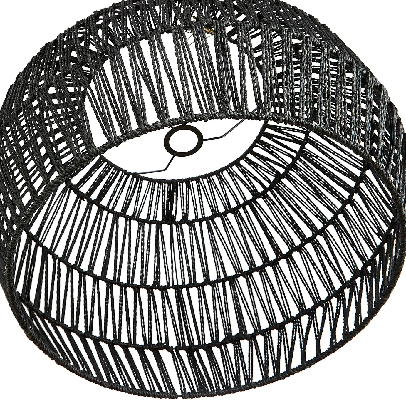 Habitat Neda Rope 55cm Shade - Black 5 Habitat Neda Rope 55cm Shade - Black - Image 5