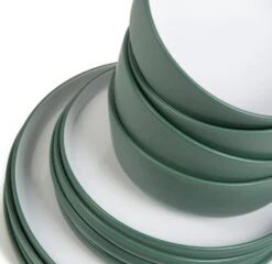 Habitat Two Tone 16 Piece Stoneware Dinner Set -Habitat Store 9604438 R Z005A