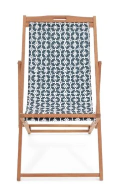 Habitat Folding Wooden Garden Deck Chair - Blue -Habitat Store 9607703 R Z002A