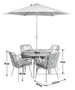 Habitat Malta 4 Seater Rattan Effect Patio Set - Black 14 Habitat Malta 4 Seater Rattan Effect Patio Set - Black -Habitat Store 9609127 R E001