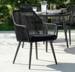 Habitat Malta 4 Seater Rattan Effect Patio Set - Black 21 Habitat Malta 4 Seater Rattan Effect Patio Set - Black -Habitat Store 9609127 R Z002C