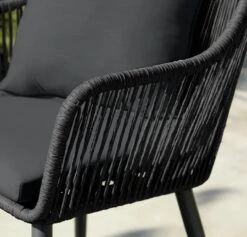 Habitat Malta 4 Seater Rattan Effect Patio Set - Black 23 Habitat Malta 4 Seater Rattan Effect Patio Set - Black -Habitat Store 9609127 R Z010C