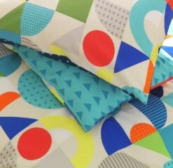 Habitat Kids Geo Shapes Twin Pack Bedding Set - Double -Habitat Store 9610790 R Z003A