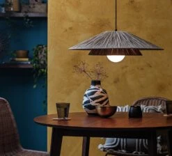 Habitat Guii 2 Tier Rattan Pendant Light - Natural 11 Habitat Guii 2 Tier Rattan Pendant Light - Natural -Habitat Store 9611050 R Z002C