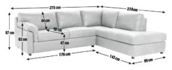 Habitat Florence LeatherRight Hand Corner Chaise Sofa - Tan 11 Habitat Florence LeatherRight Hand Corner Chaise Sofa - Tan -Habitat Store 9611586 R E001