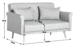 Habitat Evie Fabric 2 Seater Sofa In A Box - Navy Blue 13 Habitat Evie Fabric 2 Seater Sofa In A Box - Navy Blue -Habitat Store 9612437 R E020