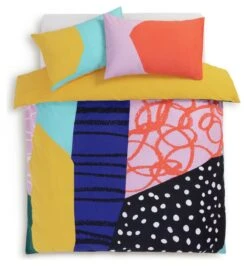 Habitat Panel Print Multicolour Bedding Set - Single -Habitat Store 9613656 R Z002A