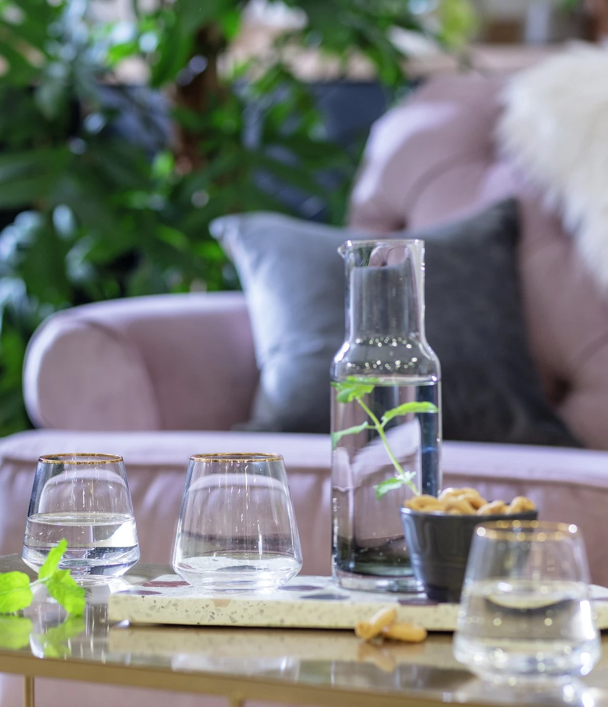 Habitat Set Of 4 Gold Rim Tumbler 2 Habitat Set Of 4 Gold Rim Tumbler - Image 2