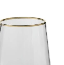 Habitat Set Of 4 Gold Rim Tumbler 8 Habitat Set Of 4 Gold Rim Tumbler -Habitat Store 9614222 R Z003A