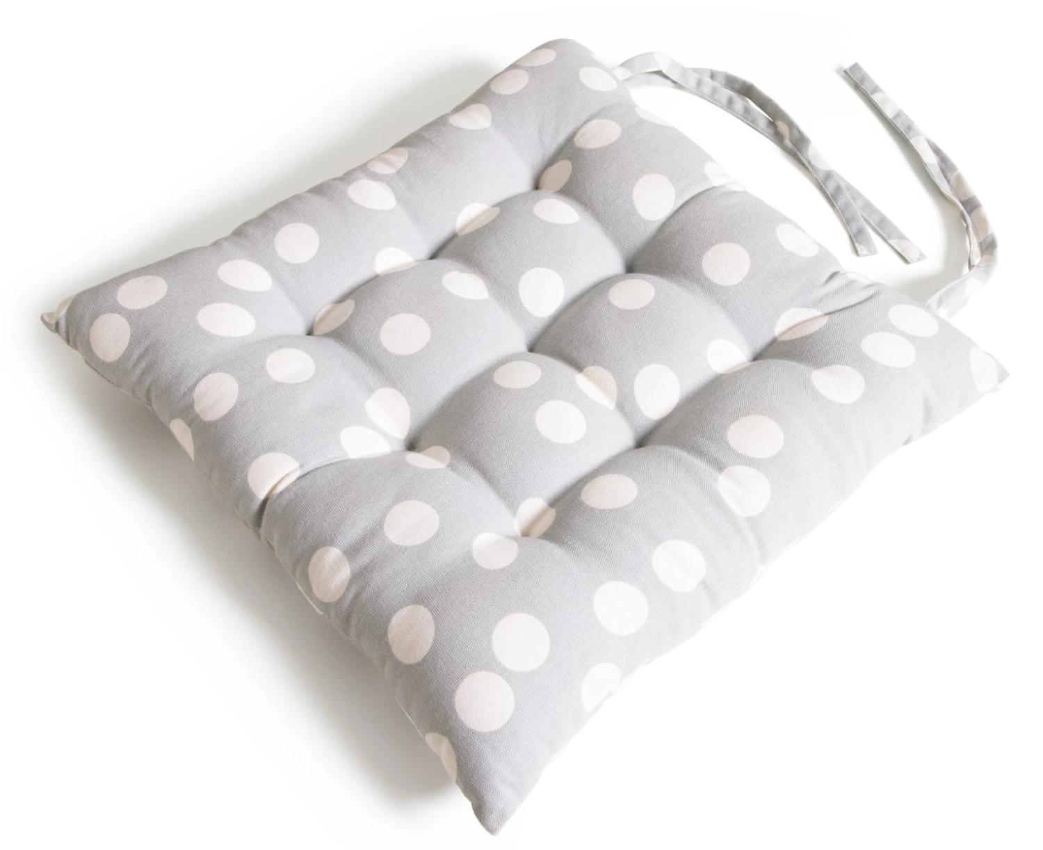 Habitat Spot Pack Of 2 Seat Cushion - Grey And White 3 Habitat Spot Pack Of 2 Seat Cushion - Grey And White - Image 3