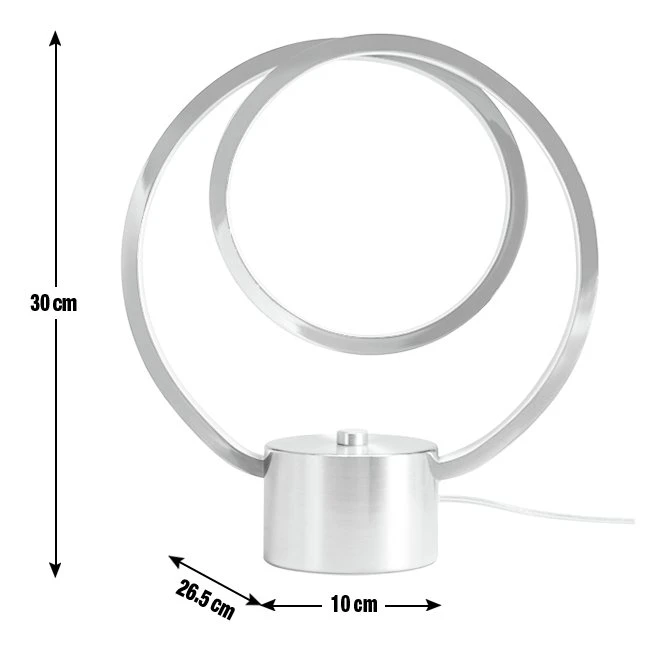 Habitat Pill Metal LED Table Lamp - Brushed Brass 3 Habitat Pill Metal LED Table Lamp - Brushed Brass - Image 3