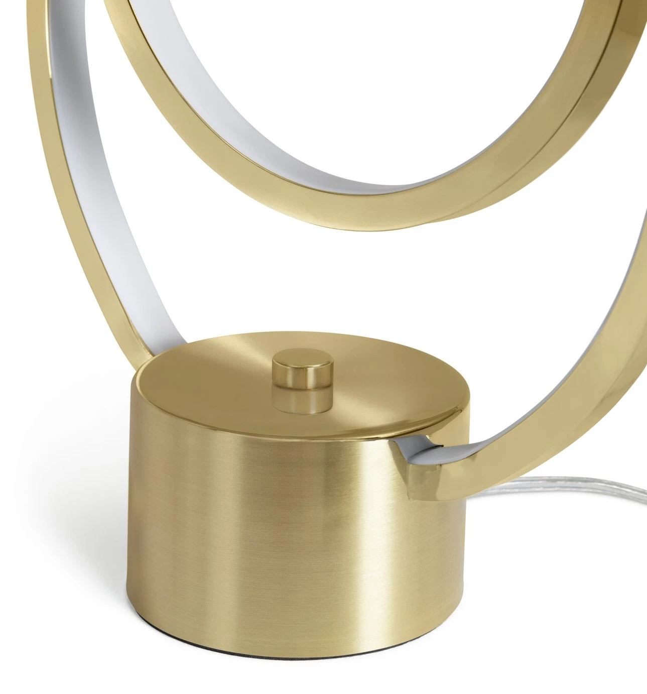 Habitat Pill Metal LED Table Lamp - Brushed Brass 5 Habitat Pill Metal LED Table Lamp - Brushed Brass - Image 5