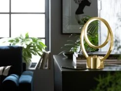 Habitat Pill Metal LED Table Lamp - Brushed Brass 15 Habitat Pill Metal LED Table Lamp - Brushed Brass -Habitat Store 9618761 R Z003C