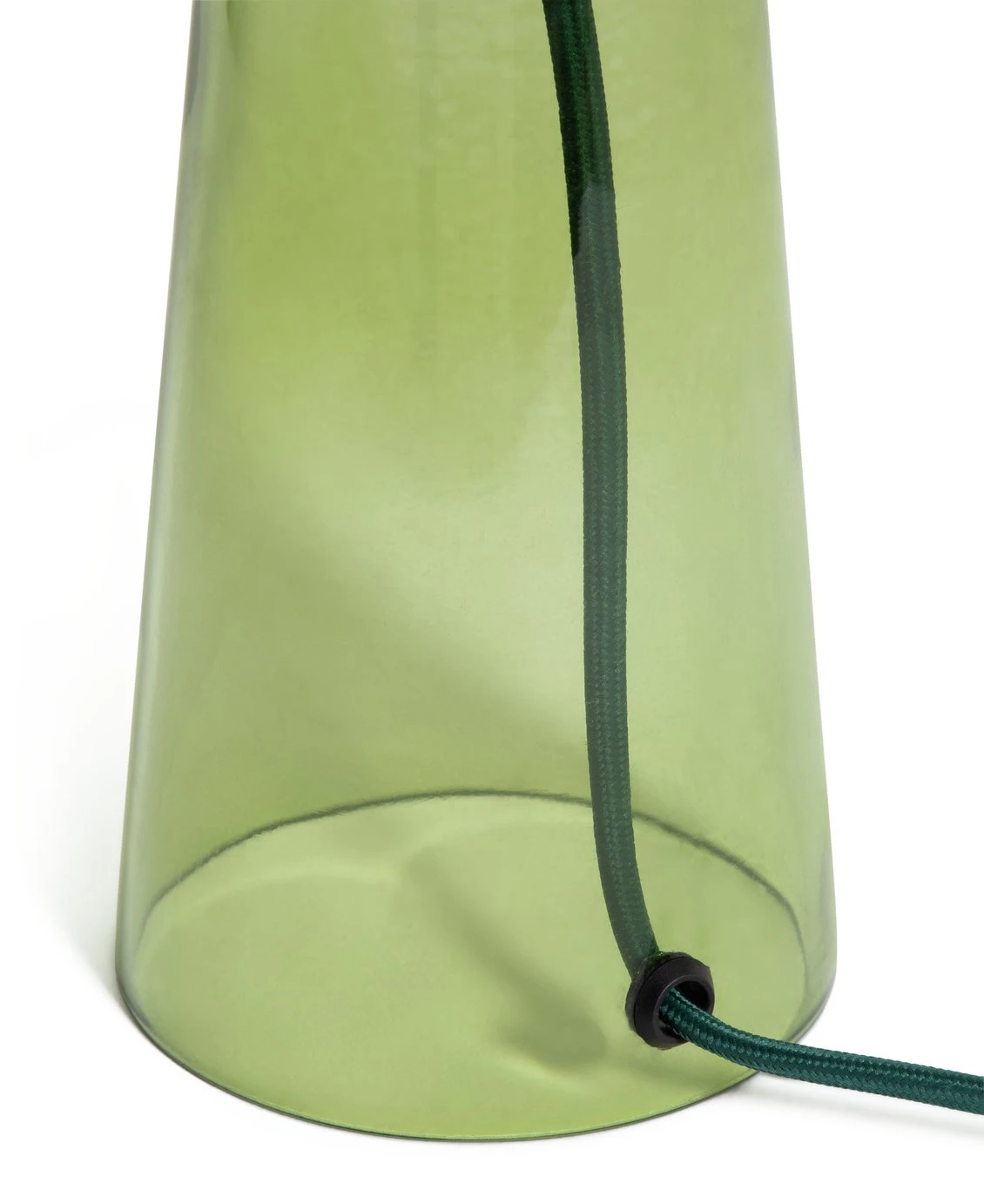 Habitat Pictor Tinted Glass Table Lamp - Green 5 Habitat Pictor Tinted Glass Table Lamp - Green - Image 5