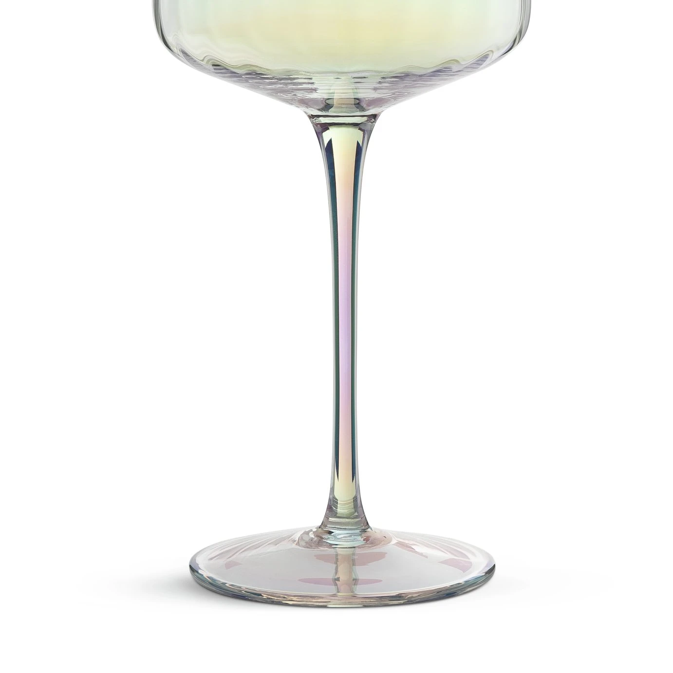 Habitat Iridescent Flute Wine Glass-Set Of 4 5 Habitat Iridescent Flute Wine Glass-Set Of 4 - Image 5