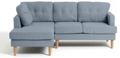 Habitat Joshua Left Hand Corner Chaise Sofa - Blue -Habitat Store 9621844 R Z003A