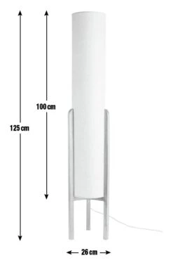 Habitat Arbaa Woven Column Floor Lamp - Natural -Habitat Store 9622939 R E001