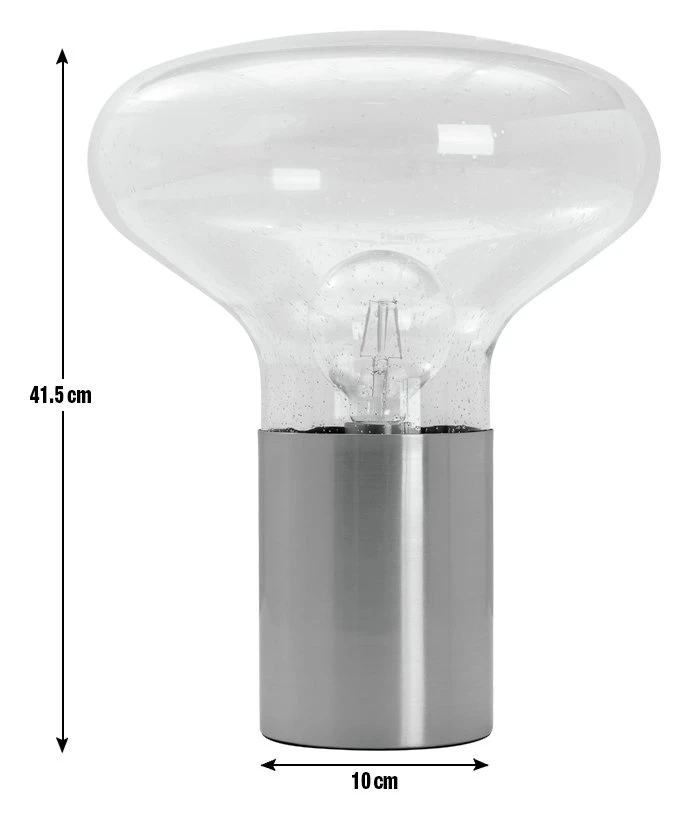 Habitat Marlow Glass Table Lamp - Gold 3 Habitat Marlow Glass Table Lamp - Gold - Image 3