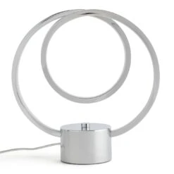 Habitat Pill Metal LED Table Lamp - Brushed Chrome 12 Habitat Pill Metal LED Table Lamp - Brushed Chrome -Habitat Store 9625345 R Z003A