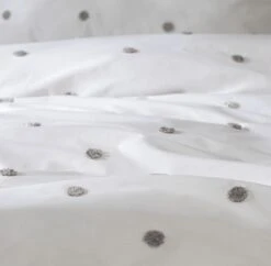 Habitat Tufted Spot White & Grey Bedding Set - Single 11 Habitat Tufted Spot White & Grey Bedding Set - Single -Habitat Store 9625826 R Z005A