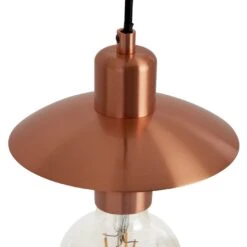 Habitat Coleman Metal Pendant Light - Copper -Habitat Store 9628081 R Z002A
