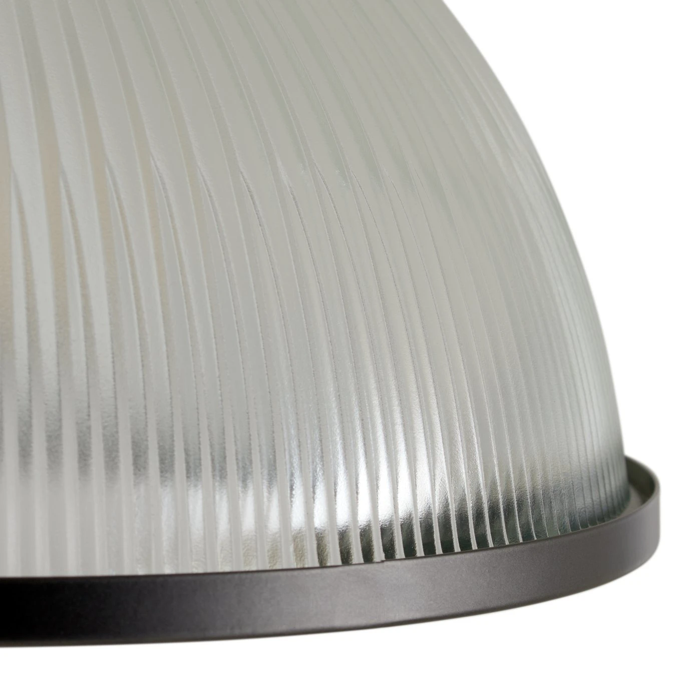 Habitat Eumee Pressed Glass Flush To Ceiling Light - Clear 3 Habitat Eumee Pressed Glass Flush To Ceiling Light - Clear - Image 3