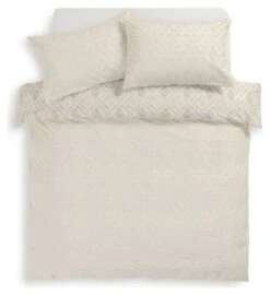 Habitat Cotton 200TC Geo Silver & Cream Bedding Set - Single 11 Habitat Cotton 200TC Geo Silver & Cream Bedding Set - Single -Habitat Store 9629152 R Z004A