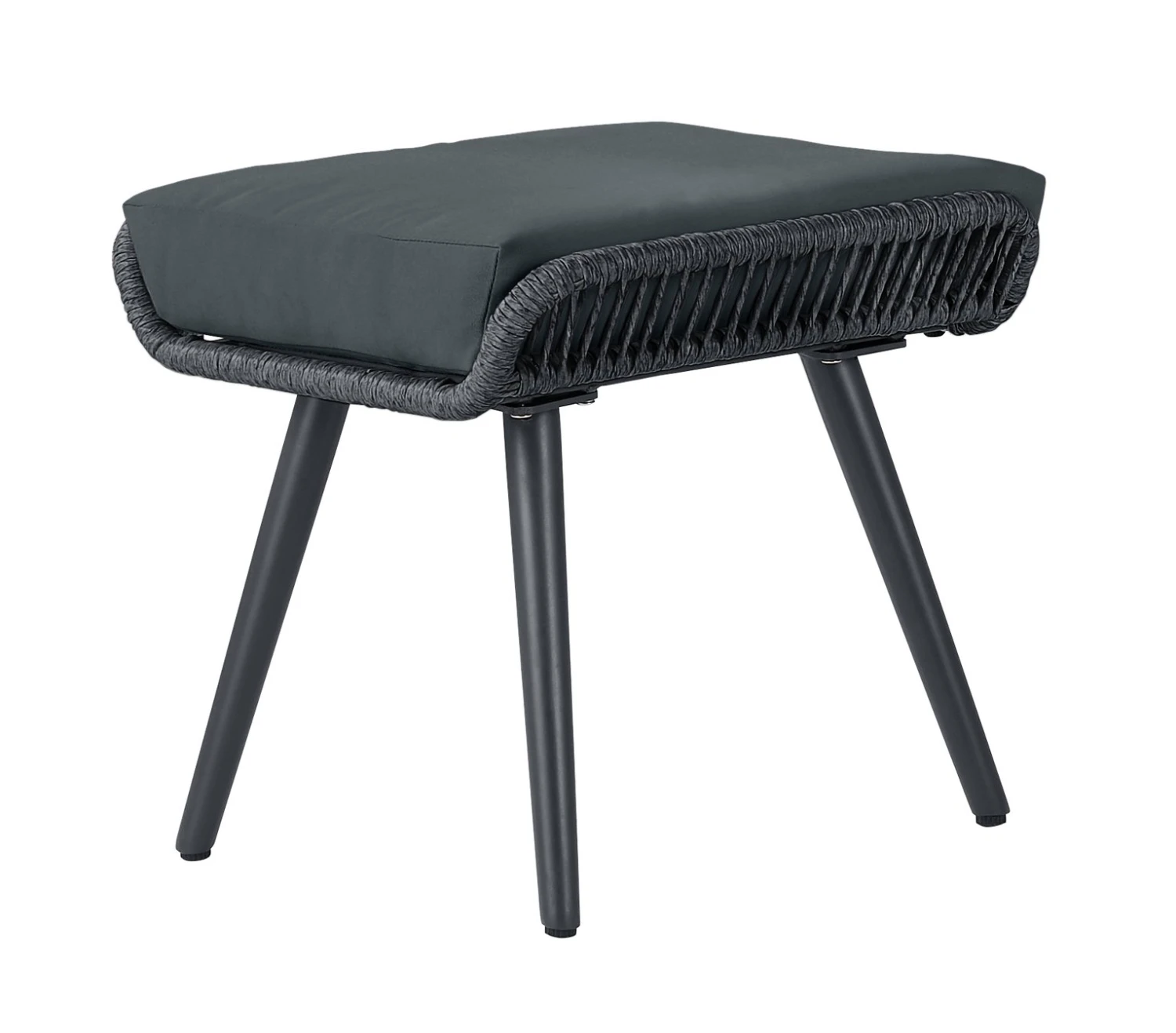 Habitat Malta 6 Seater Rattan Effect Patio Set - Black 8 Habitat Malta 6 Seater Rattan Effect Patio Set - Black - Image 8