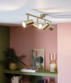 Habitat Este 4 Light Spot Light - Brass 9 Habitat Este 4 Light Spot Light - Brass -Habitat Store 9633722 R Z002C